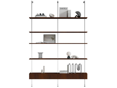 现代开放式装饰柜