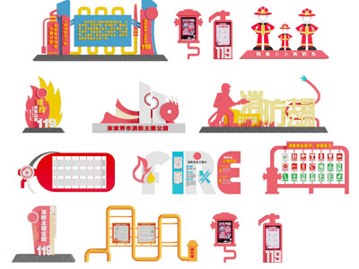 现代党建雕塑小品 美陈3d模型 现代党建雕塑小品 美陈