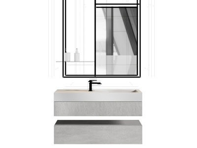 现代洗手台 镜柜 浴室柜