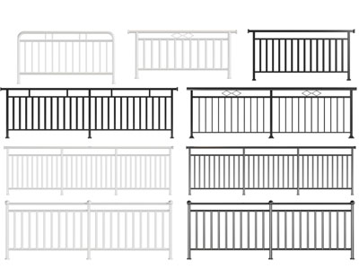 现代铁艺栏杆 扶手 围栏
