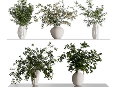 现代陶瓷花瓶花卉