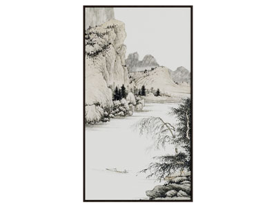 新中式装饰挂画3d模型 新中式装饰挂画