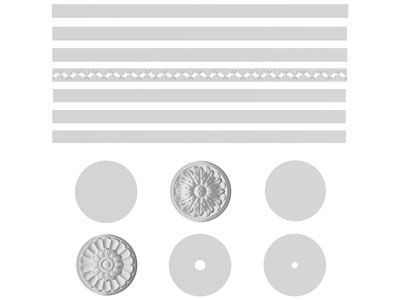 欧式天花角线 灯盘