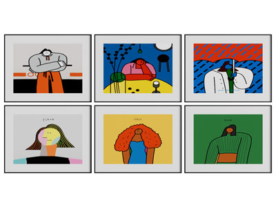 现代装饰挂画3d模型 现代装饰挂画