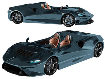 现代概念汽车 轿车 敞篷车