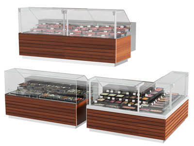现代珠宝首饰展柜 展台 玻璃柜