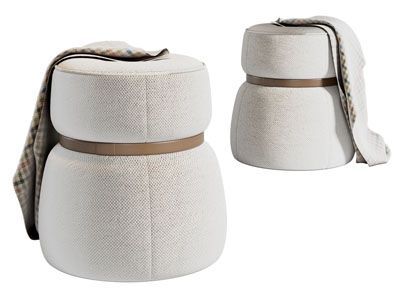 现代圆形沙发凳子