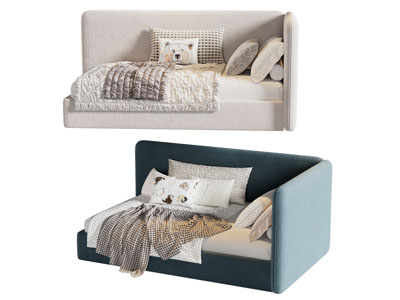 现代儿童单人床