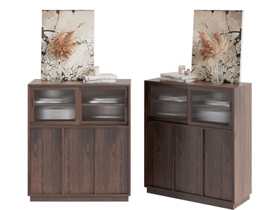 现代中古风餐边柜