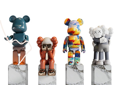 现代暴力熊雕塑雕刻3d模型 现代暴力熊雕塑雕刻