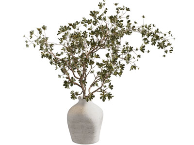 侘寂风花瓶花卉