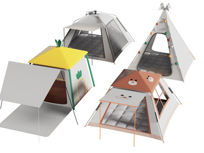 现代儿童帐篷