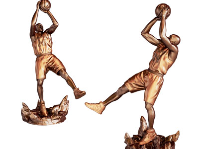 现代打篮球的人物雕塑雕刻3d模型 现代打篮球的人物雕塑雕刻