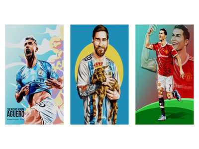 现代运动员装饰挂画3d模型 现代运动员装饰挂画