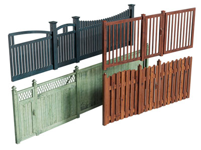 美式木篱笆 栏杆 围栏 大门