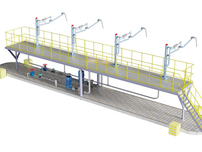 现代鹤管平台 工业设备