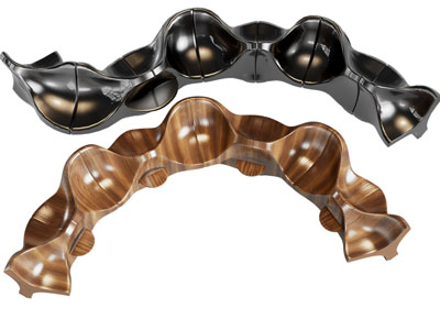 现代户外椅 公共椅子