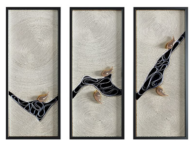 新中式装饰挂画3d模型 新中式装饰挂画