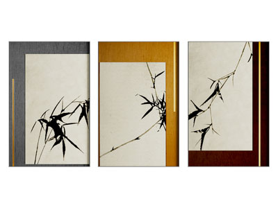 新中式装饰挂画3d模型 新中式装饰挂画