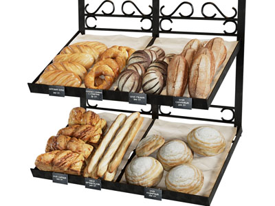 欧式面包展架 展柜 货架