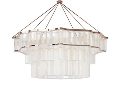 现代轻奢水晶吊灯3d模型 现代轻奢水晶吊灯