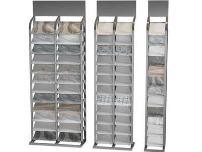 现代建材瓷砖展架 货架3d模型 现代建材瓷砖展架 货架