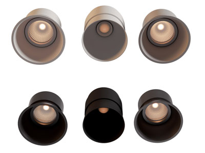 现代筒灯射灯3d模型 现代筒灯射灯