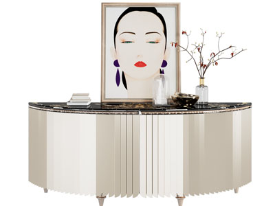 现代玄关柜 边柜3d模型 现代玄关柜 边柜