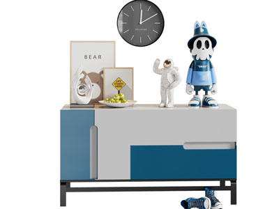 现代玄关柜 边柜3d模型 现代玄关柜 边柜