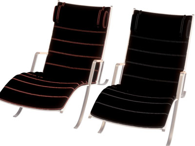 现代休闲椅子 躺椅