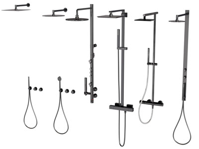 现代不锈钢淋浴花洒