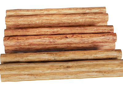 现代木材 木头柱子