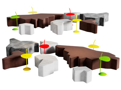 现代异形拼接公共椅子 公共沙发
