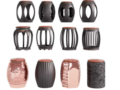 新中式鼓凳 圆凳子