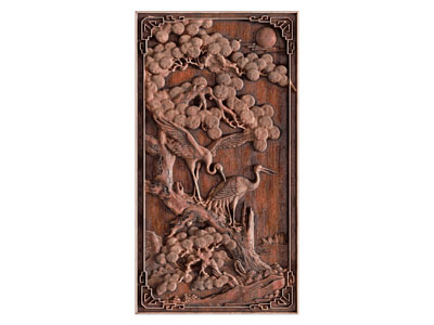 新中式浮雕 装饰挂画3d模型 新中式浮雕 装饰挂画