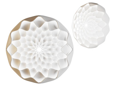 现代花朵吸顶灯3d模型 现代花朵吸顶灯