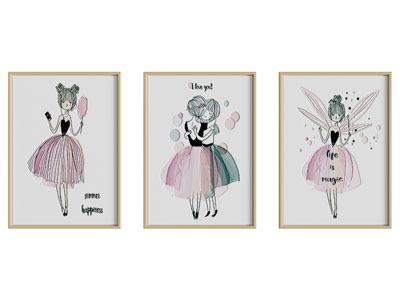 现代装饰挂画3d模型 现代装饰挂画