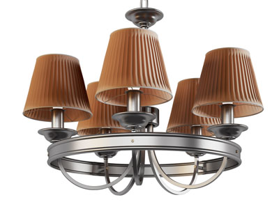 美式吊灯3d模型 美式吊灯