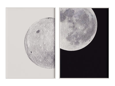 现代黑白装饰挂画 肌理画3d模型 现代黑白装饰挂画 肌理画