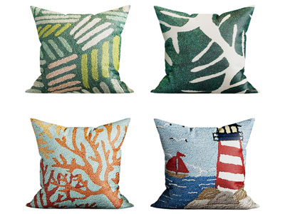 现代方形靠垫抱枕3d模型 现代方形靠垫抱枕