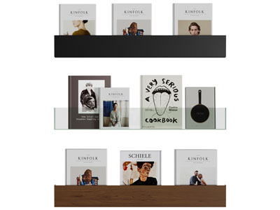 现代墙面书刊杂志架 墙饰3d模型 现代墙面书刊杂志架 墙饰