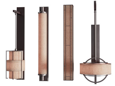 新中式壁灯3d模型 新中式壁灯