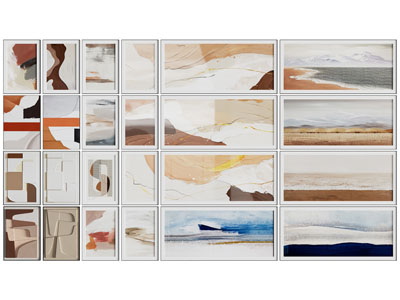 现代装饰挂画3d模型 现代装饰挂画