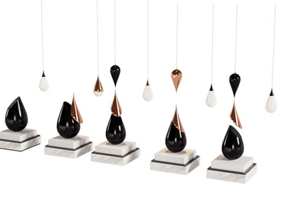 现代室内景观雕塑小品