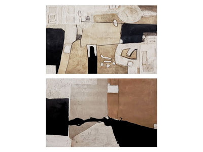 侘寂风装饰挂画3d模型 侘寂风装饰挂画