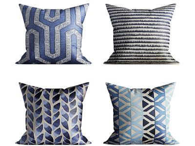 现代方形靠垫抱枕3d模型 现代方形靠垫抱枕