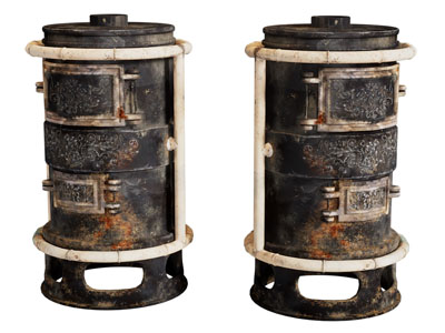 工业风loft破旧金属火炉3d模型 工业风loft破旧金属火炉