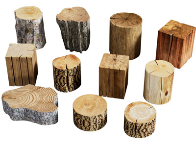 现代实木方形 圆形木凳子