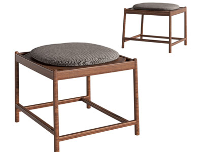 新中式方形沙发凳子