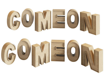 现代英文字母墙饰挂件3d模型 现代英文字母墙饰挂件